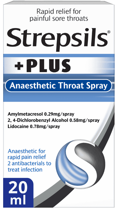 Strepsils +Plus Anaesthetic Throat Spray